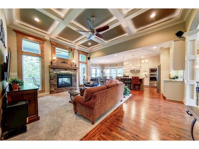 Private Backyard setting high in the trees allows 