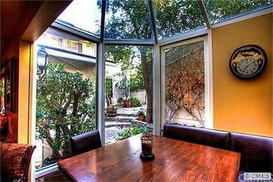 Breakfast nook with skylights look out to your pri