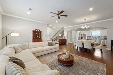 The open floorplan is great for entertaining!