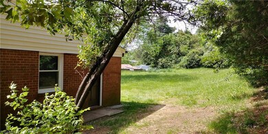 Spacious back yard