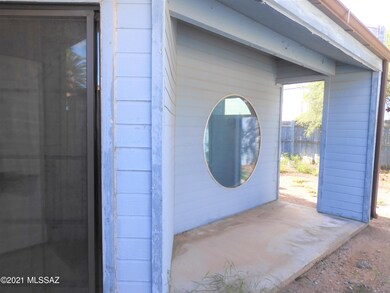 Porch on Side yard on Rodger Rd