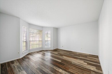 Large windows let in plenty of natural light.
