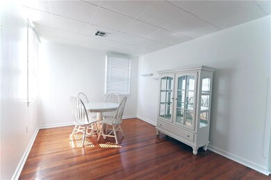 Dining room with beautiful wood floors