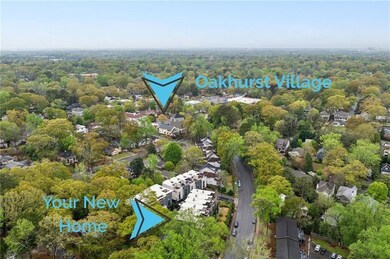 Aerial view showing proximity to Oakhurst Village