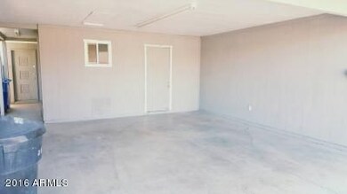 Covered garage driveway