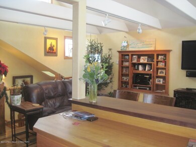 from kitchen to living area