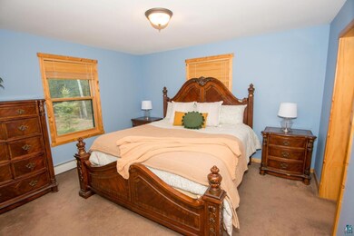 Huge main level Bedroom featuring a baseboard heat