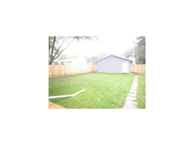 Garage. Large two stall garage with fenced in yard