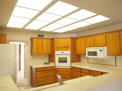 Built-in microwave and glass cook top