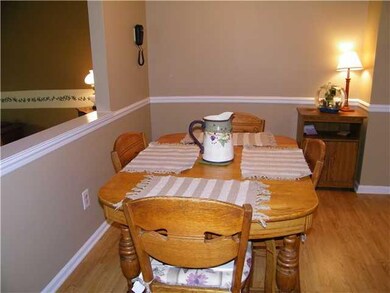 Dining Room. Comfortable dining area new flooring 