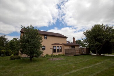 Back view with deck