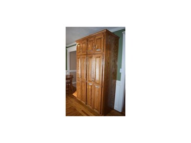 Spacious custom built-in pantry