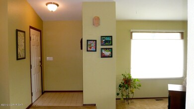 Entry door and roomy entry way