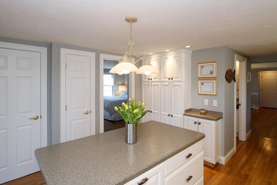 Kitchen with ample storage and island