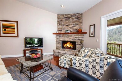 Fire-side greatroom adds to the ambiance