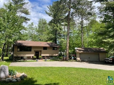 Exterior space with a lawn