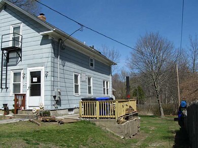Exterior Front. Side view.