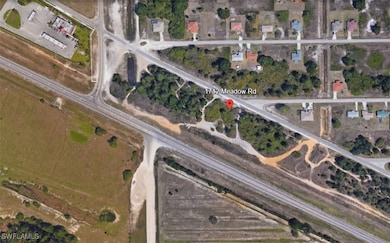 Aerial map of property and surrounding area