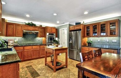 The expansive granite countertops and spacious lay