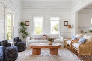 Living area with healthy amount of natural light 