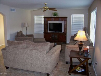 Family room from the kitchen view