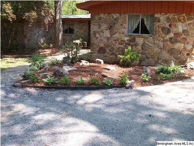 Field rock on outside