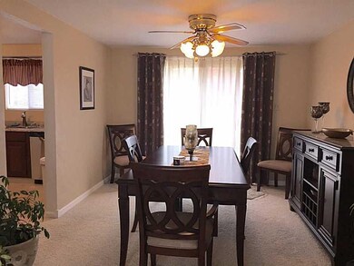 Dining Room. Dining room open to kitchen area, cei