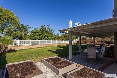 View from custom side-yard garden area (nine plant
