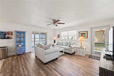 Living area with view of the Bay
