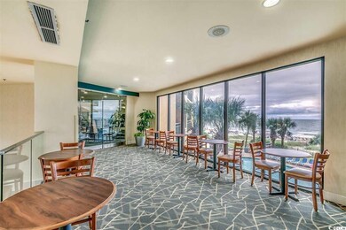 Building lobby with visible vents