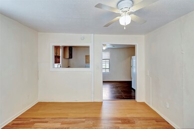 The open concept living room and kitchen makes for
