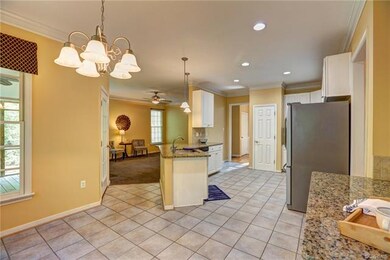 Kitchen looking in to Family Room