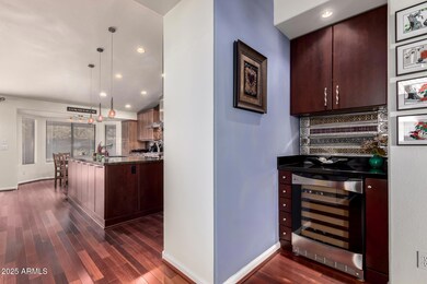 Built-in wine fridge