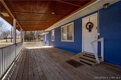 Oversized Covered Deck
