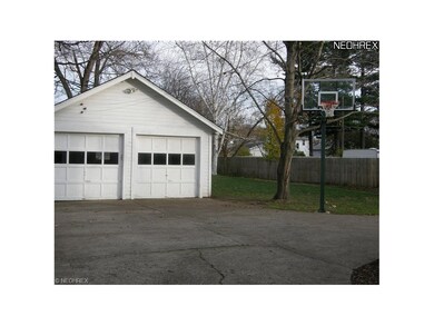 Two car garage with lots of area for entertaining.