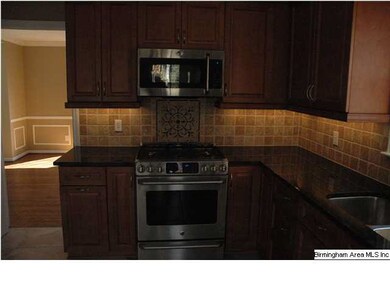 This view shows the under cabinet lighting.