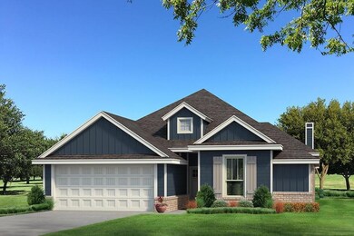 Craftsman house featuring an attached garage, a fr