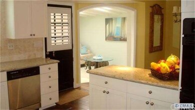 Kitchen with eating counter