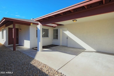 Patio Area inside of gate