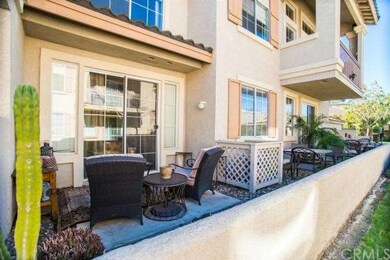 Sliding glass door from master bedroom to patio.