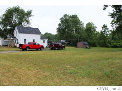 Exterior Front. House sits on 0.8 acre of level , 
