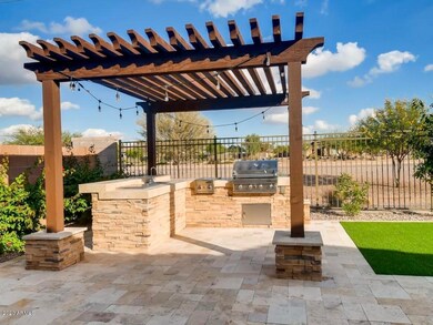 Adobe outdoor kitchen