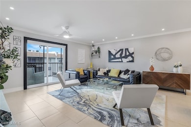 The living area is perfect for entertaining friend