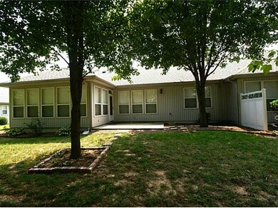 Exterior Back. rear private patio