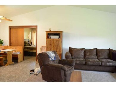 Living Room. Open concept floor plan makes for won