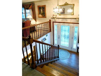 Entry/Foyer. New stained hardwood entry and newer 