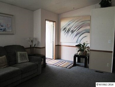 View is from the dining room area