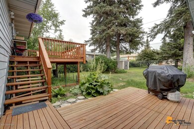 Back yard deck