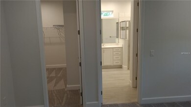 View from Master Bedroom toward closet and Master 