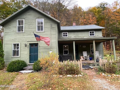 front with covered porch